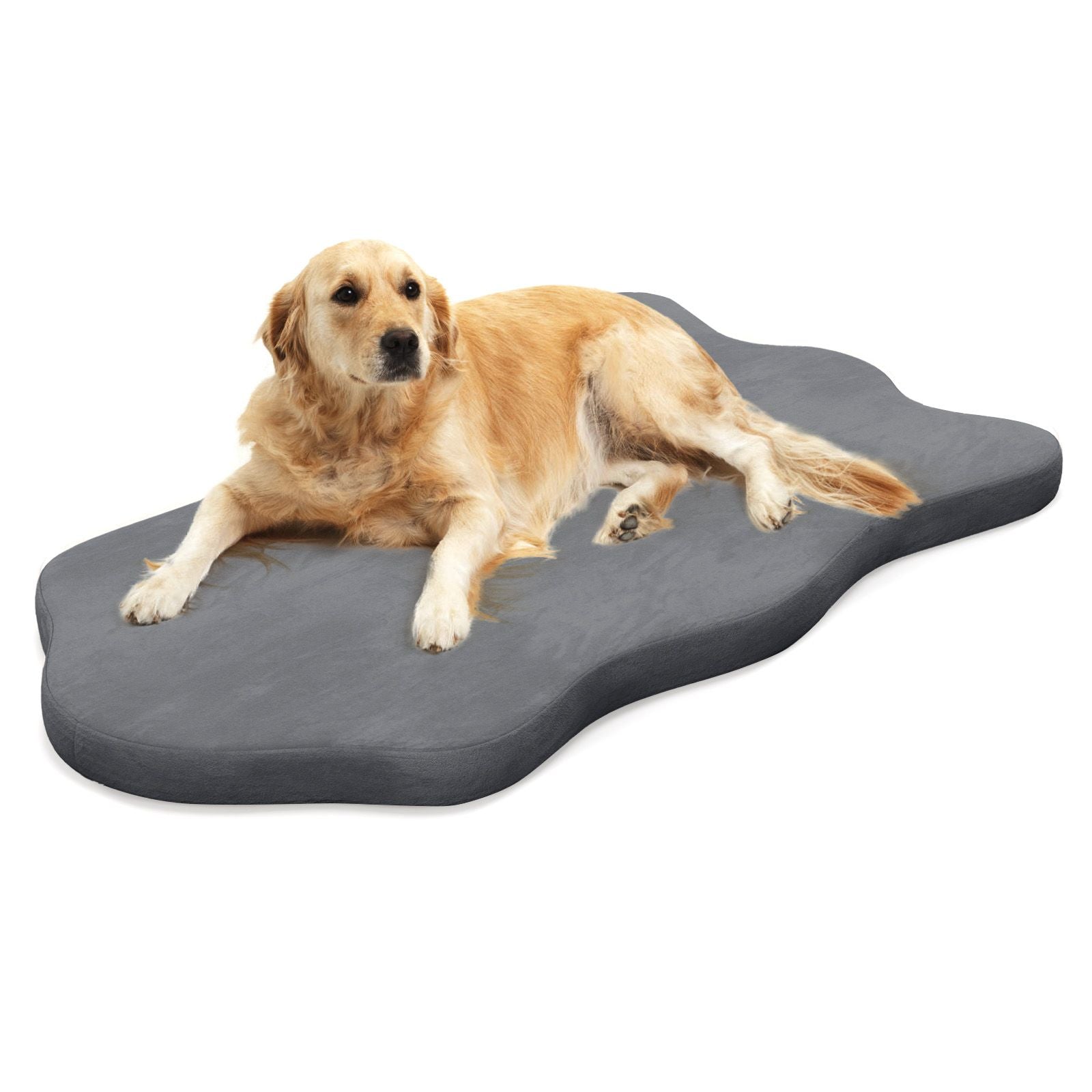 Large Dog Bed with Memory Foam Support and Removable Cover