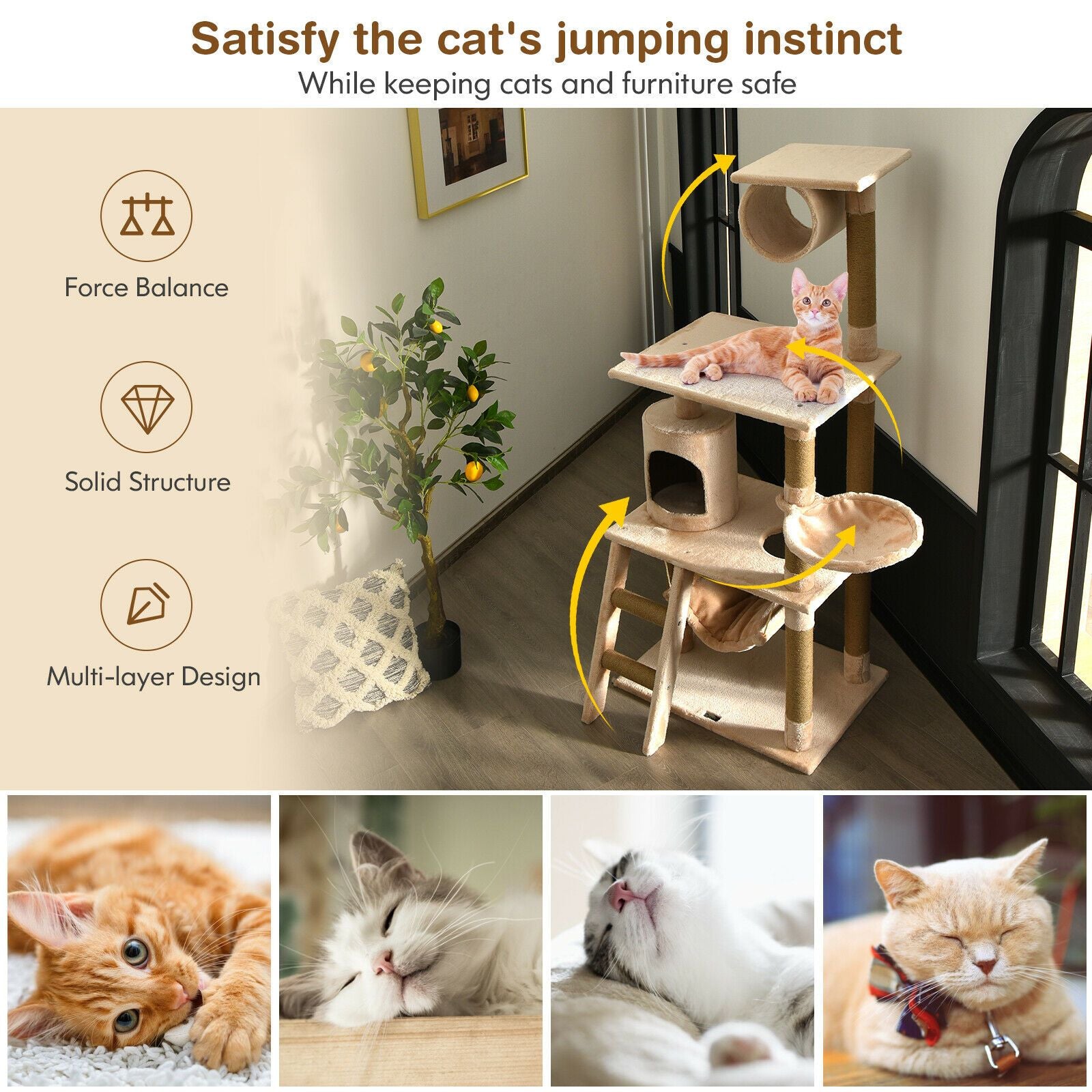 Multi-Level Cat Scratch Post Tree