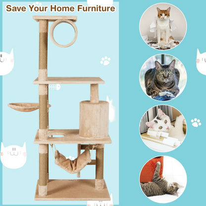 Multi-Level Cat Scratch Post Tree