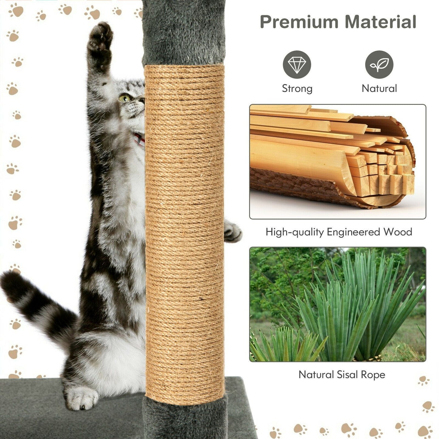 Multi-Level Cat Scratch Post Tree