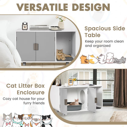 Cat Litter Box Enclosure Furniture